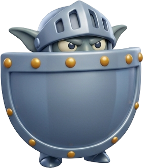 Shielded monster