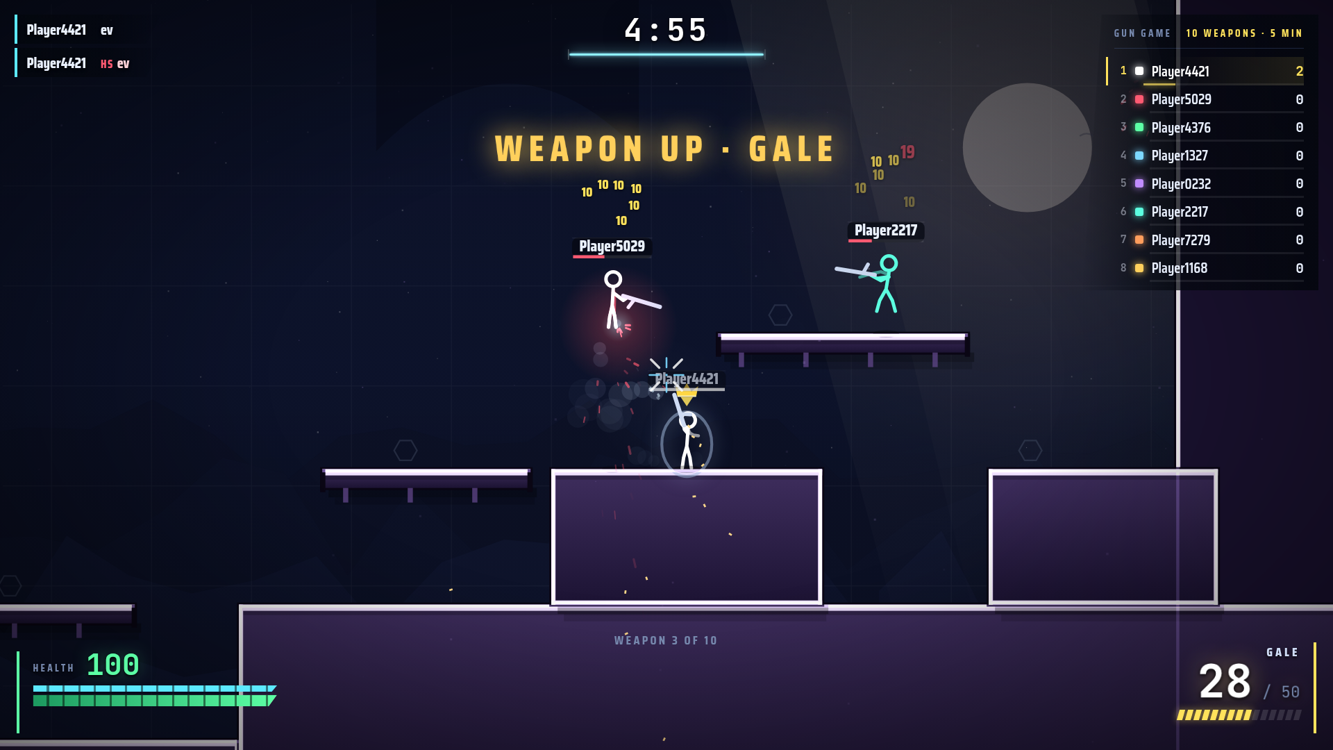 Gun Game on TERRACE